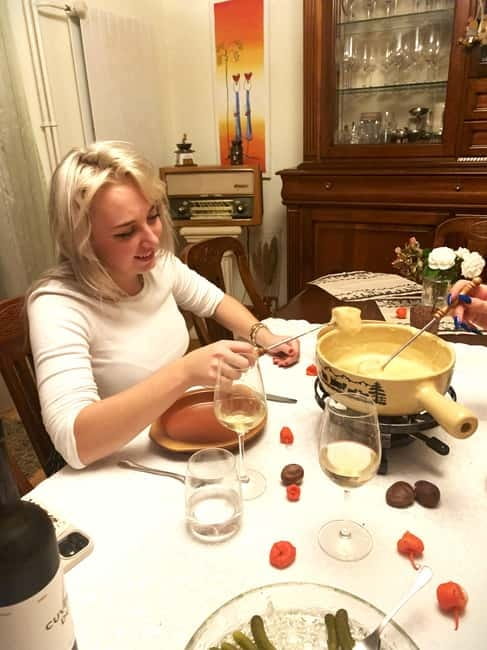 Traditional Swiss Dinner: Cheese Fondue, Appetizers/Dessert - What the $158 price really covers