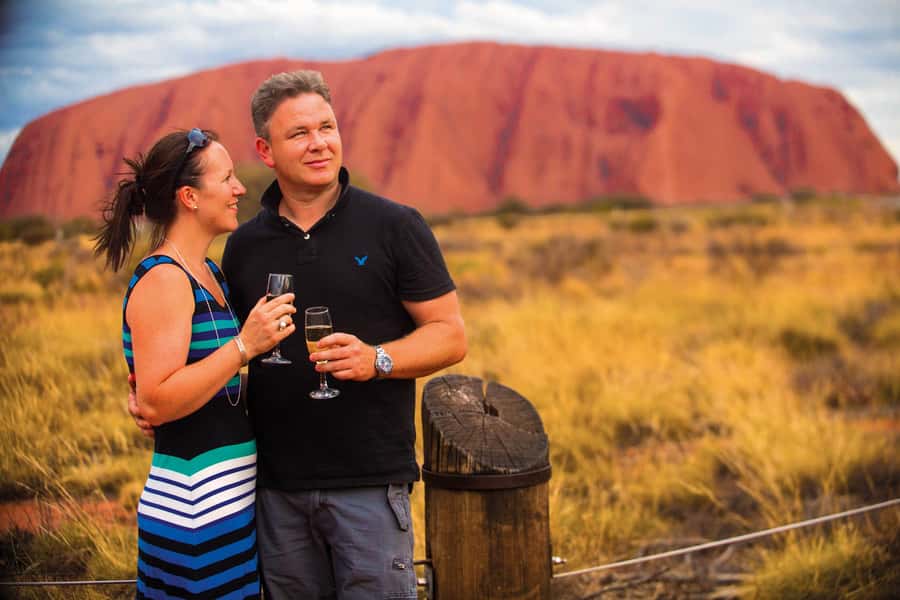Uluru 1.5-Hour Sunset Tour with Sparkling Wine & Cheeseboard - What you learn on the ride to Uluru