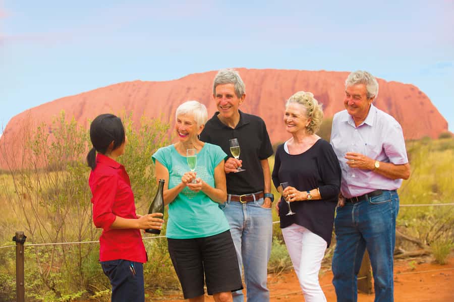 Uluru 1.5-Hour Sunset Tour with Sparkling Wine & Cheeseboard - The return to the resort and dinner planning