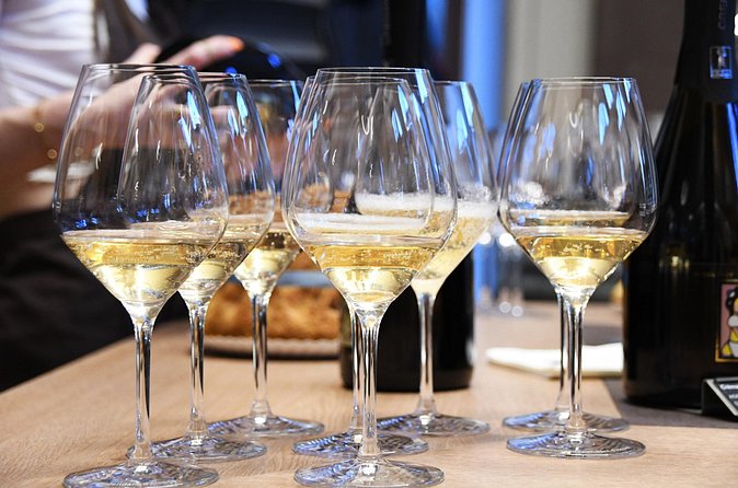 Wine and Cheese Tasting - The setting at Place Gutenberg